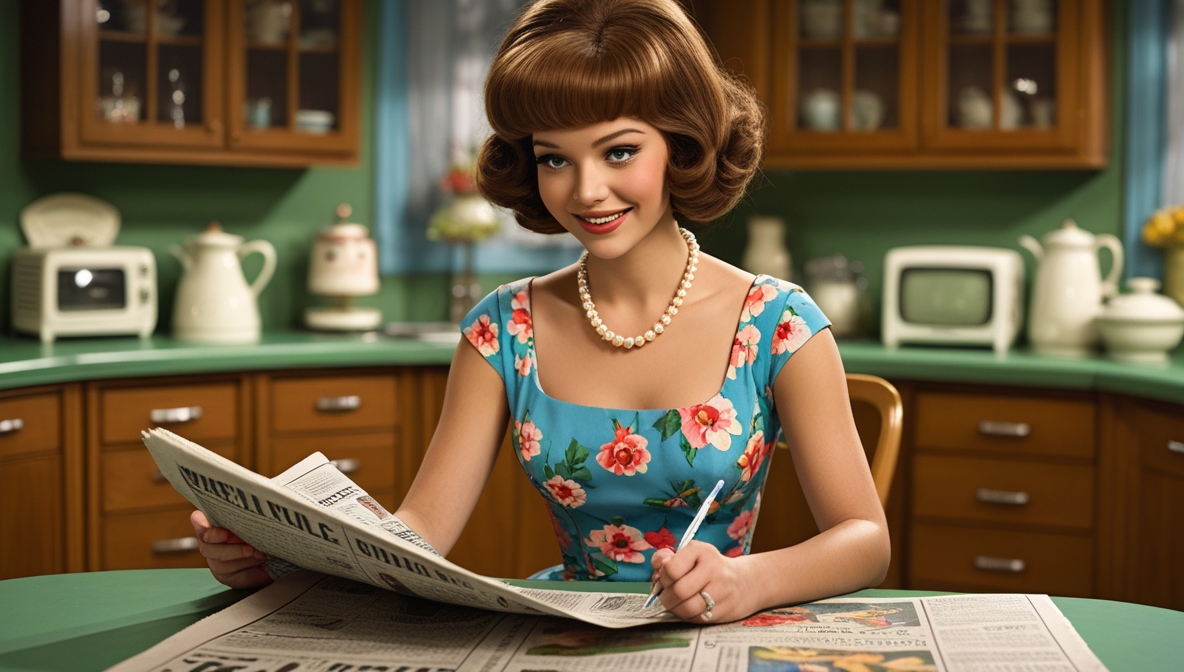 Retro image linked to The Housewives Choice