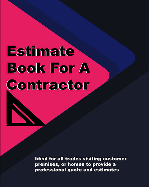 Estimate Book for Contractors cover