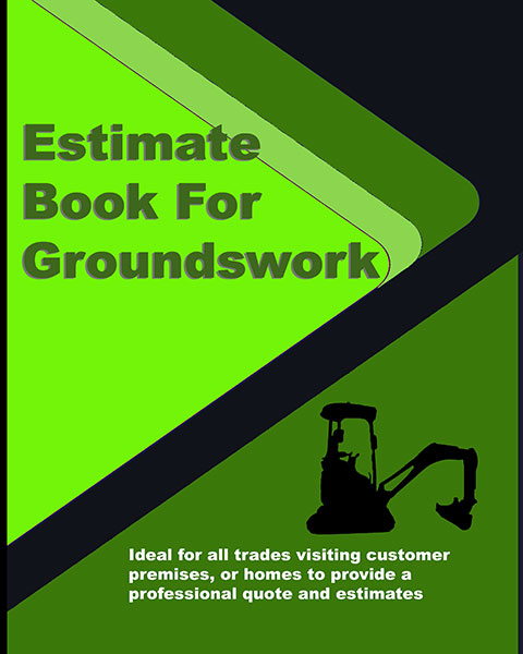 Estimate Book for Groundworks cover